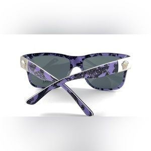 Vintage Versace Sunglasses - Purple & Black